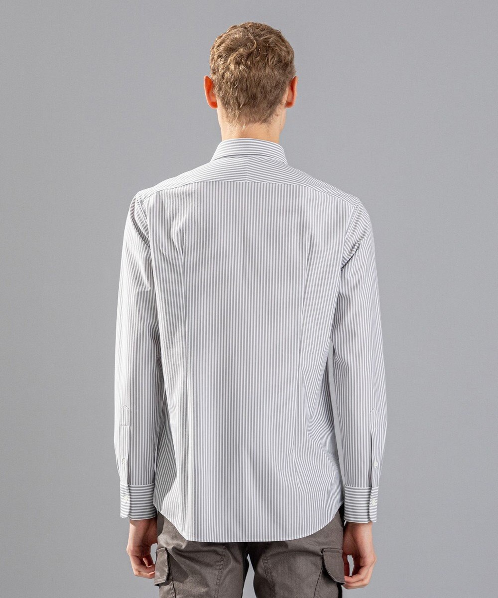 JOSEPH HOMME コンフォートクリアストライプ　レギュラーカラーシャツ 