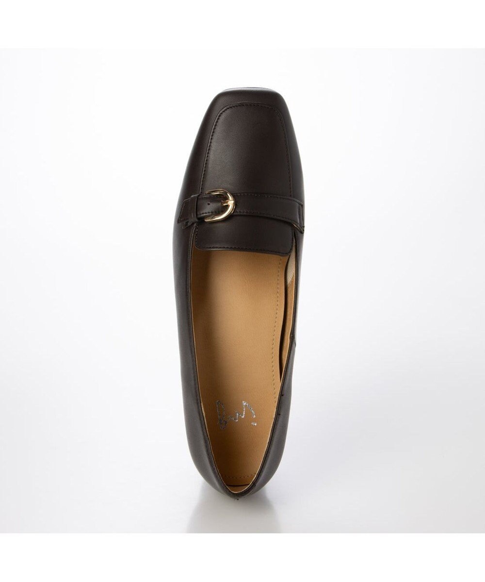 ing <ing>ベルトデザインヒールローファー 