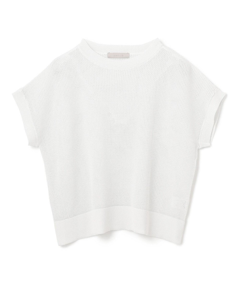 UNFILO メッシュ ハーフスリーブ プルオーバー 