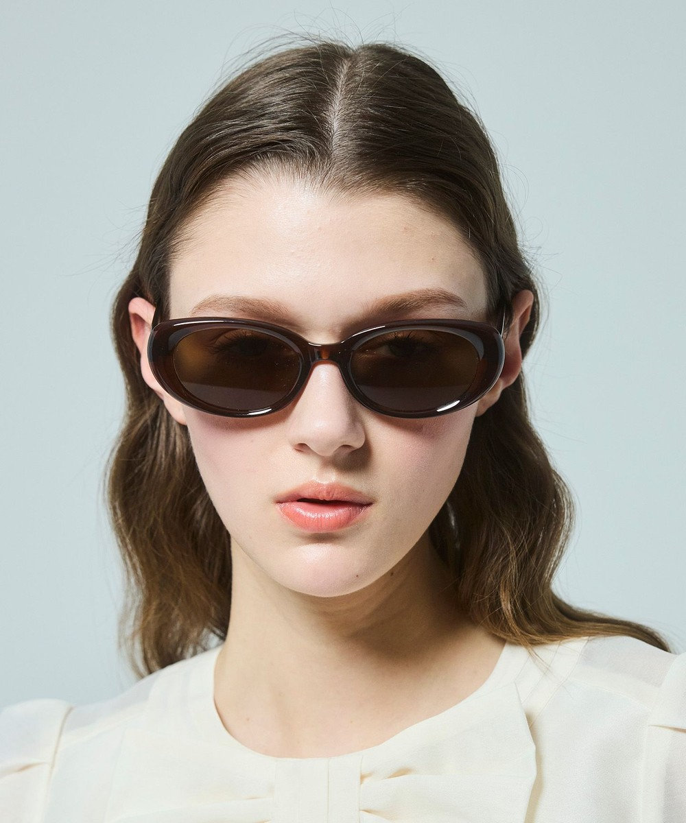 TOCCA 【UVカット・ドレス生地製のソフトケース付き】 BIT CHIC SUNGLASSES カラーレンズサングラス 