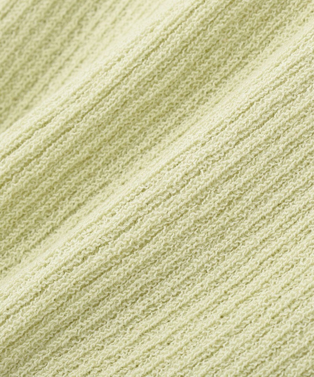 earth music&ecology 【予約】リブクロップドカーディガン 