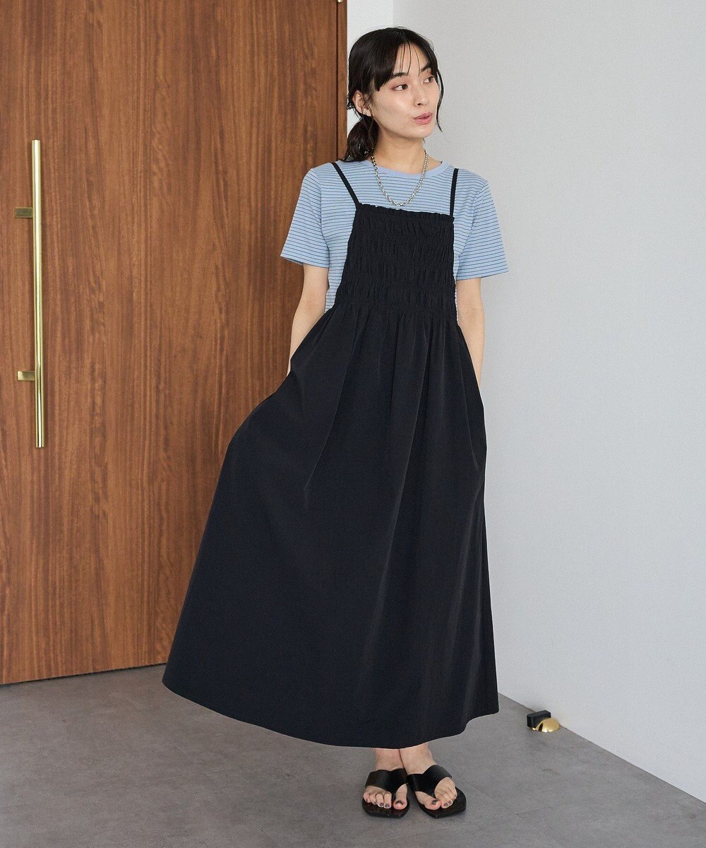 CRAFT STANDARD BOUTIQUE ギャザーデザインキャミワンピース 