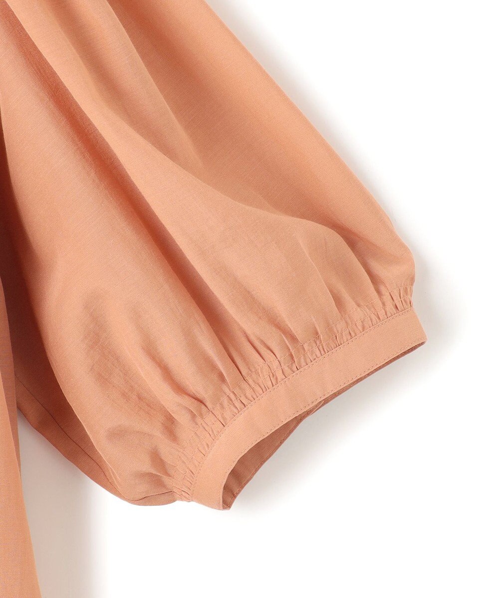 23区 L 【接触冷感/速乾性/洗える】エアリーブライトローン タック ブラウス 