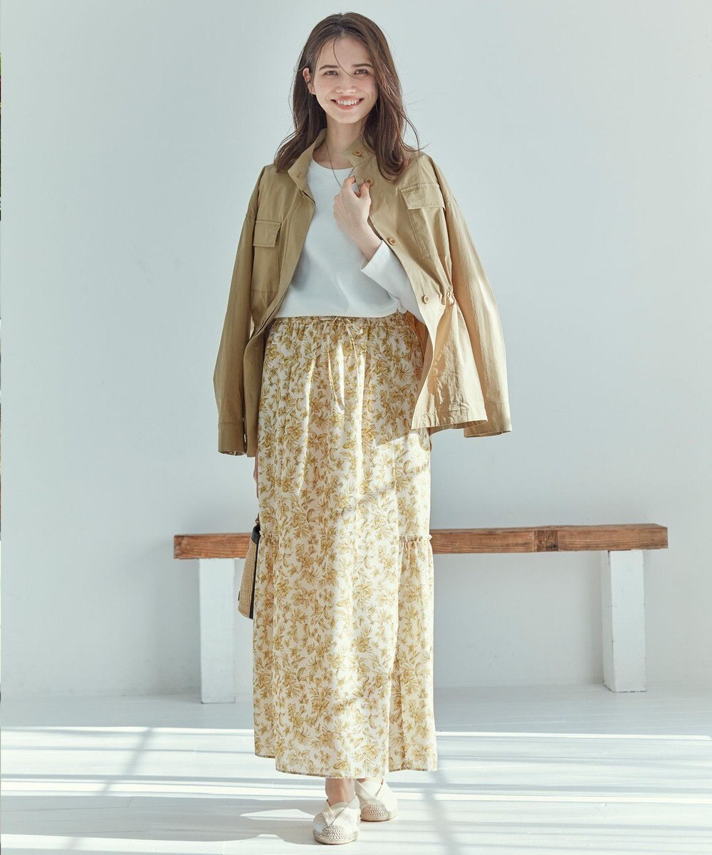 23区 S 【SLOW/一部店舗限定】ミリタリーストレッチタフタ ジャケット 