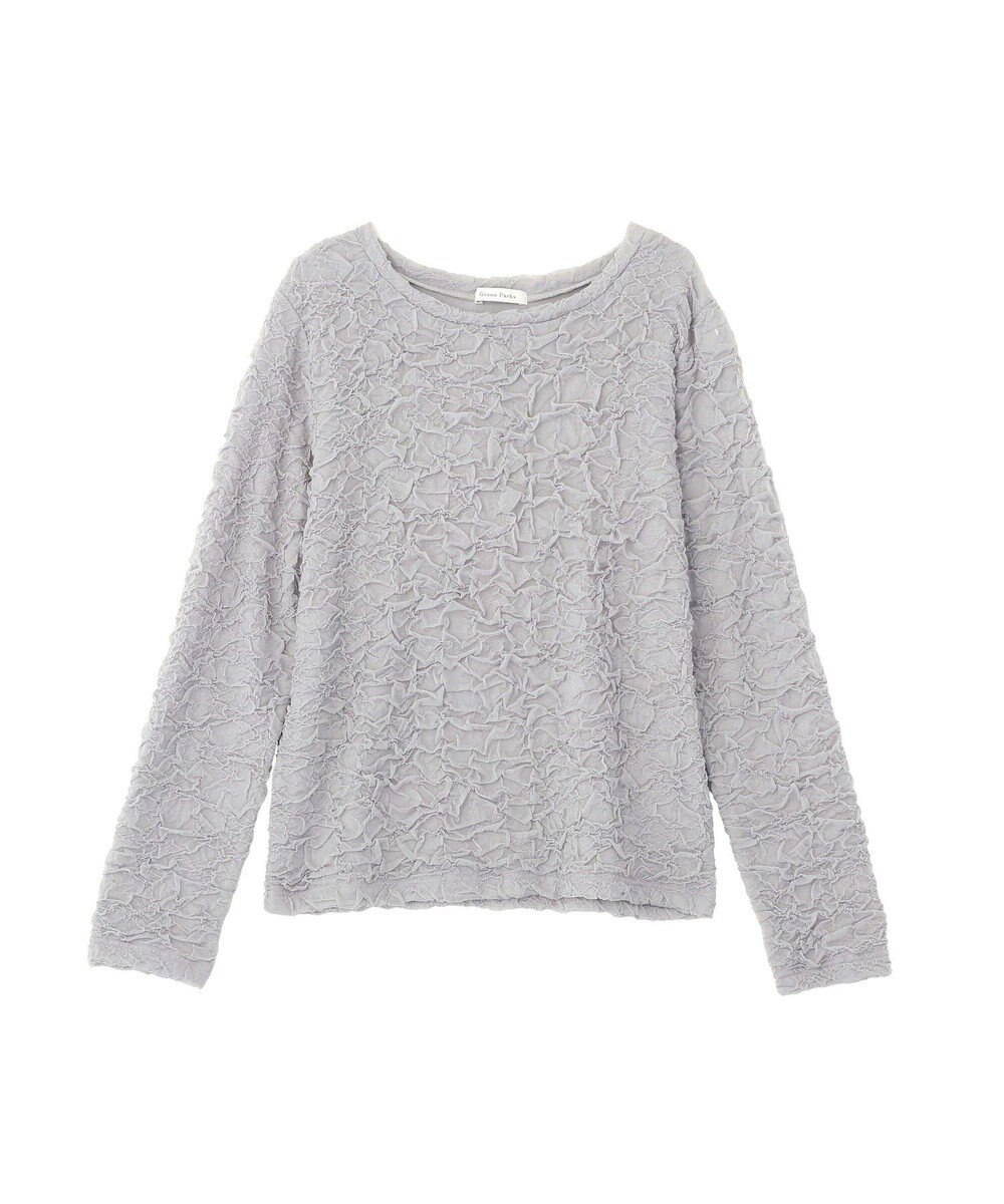 Green Parks 表面感ポコポコプルオーバー 