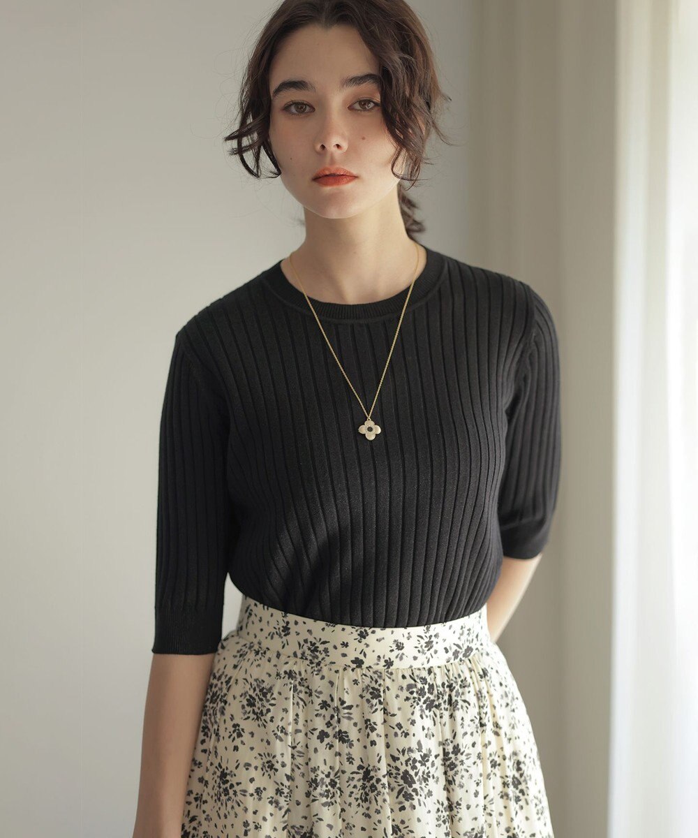 組曲 S 【ご好評につき追加販売 / 新色追加】ラメアンサンブル ニット 