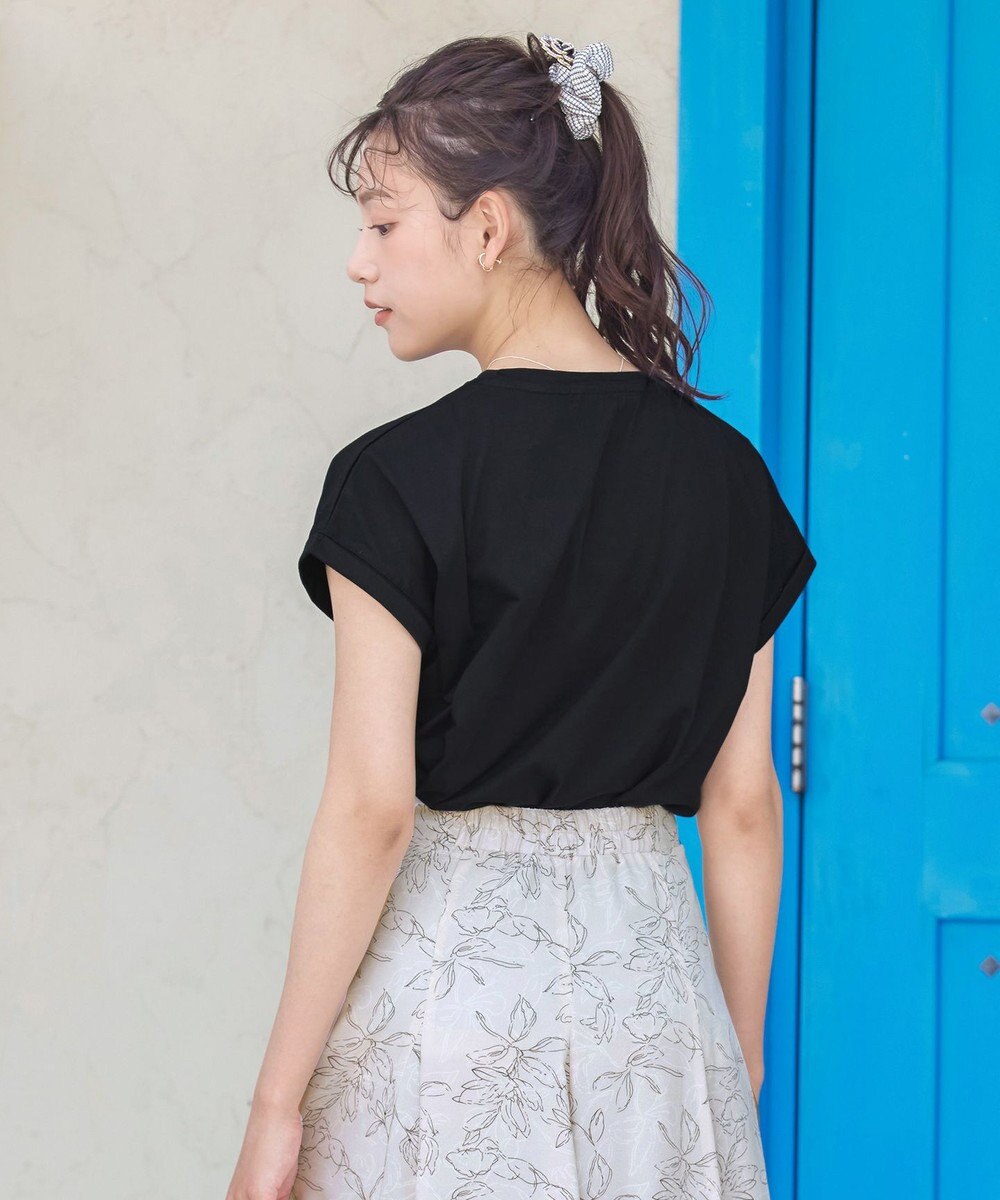 Tiaclasse 【洗える】フラワープリントスカート 