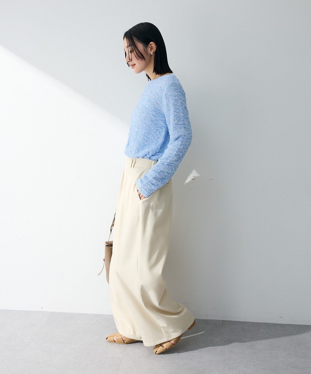 Green Parks 表面感ポコポコプルオーバー 