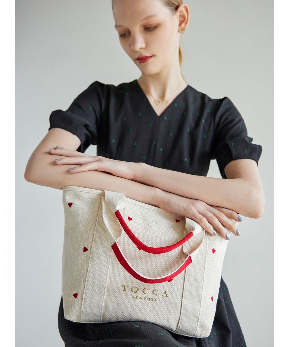 TOCCA 【大人百花コラボカラー有・WEB＆一部店舗限定】LUCKY SHOWER CANVASTOTE キャンバス トートバッグ 