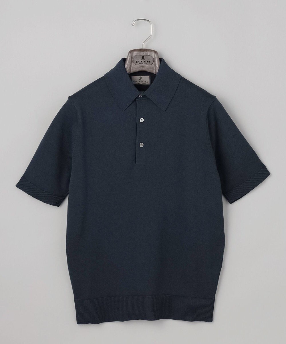 GOTAIRIKU 毎日の仕事着に【洗濯機可】テーラード DRESS BIZ ニットポロ 