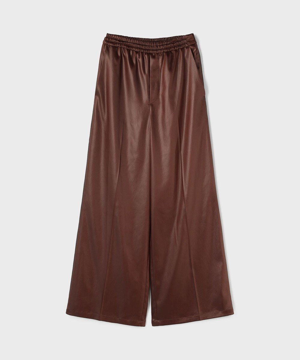 GRACE CONTINENTAL レザーライクパンツ 