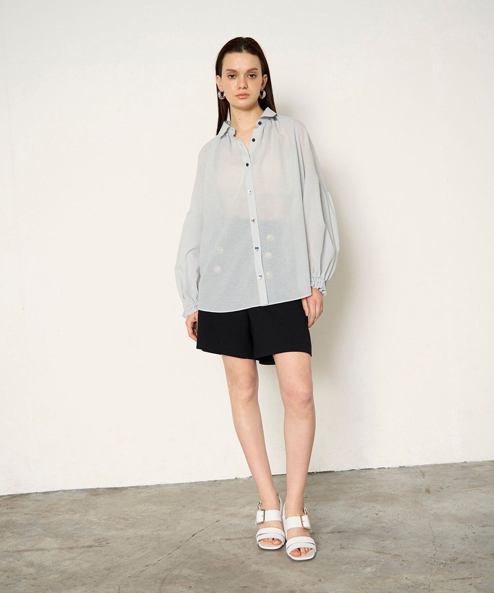 GRACE CONTINENTAL ドルマンボリュームシャツ 