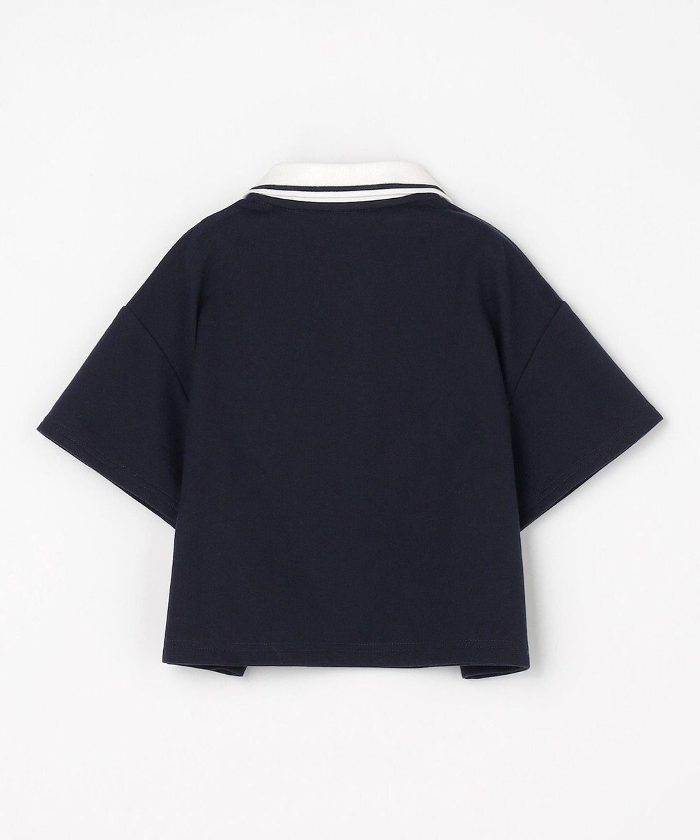 ANY KIDS 【洗濯機可能/吸汗速乾】ドライタッチ ショート丈ポロシャツ 