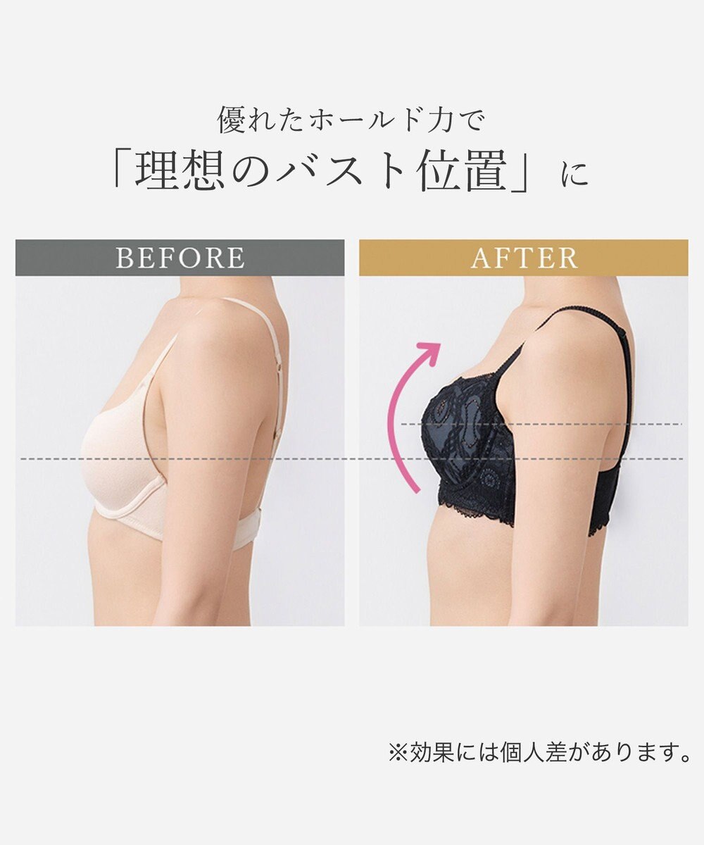 BRADELIS New York 【BRADELIS New York/ 育乳補整ブラ・STEP2 寄せる】ベルステップ2ブラ25A1 谷間を作ってキープ 