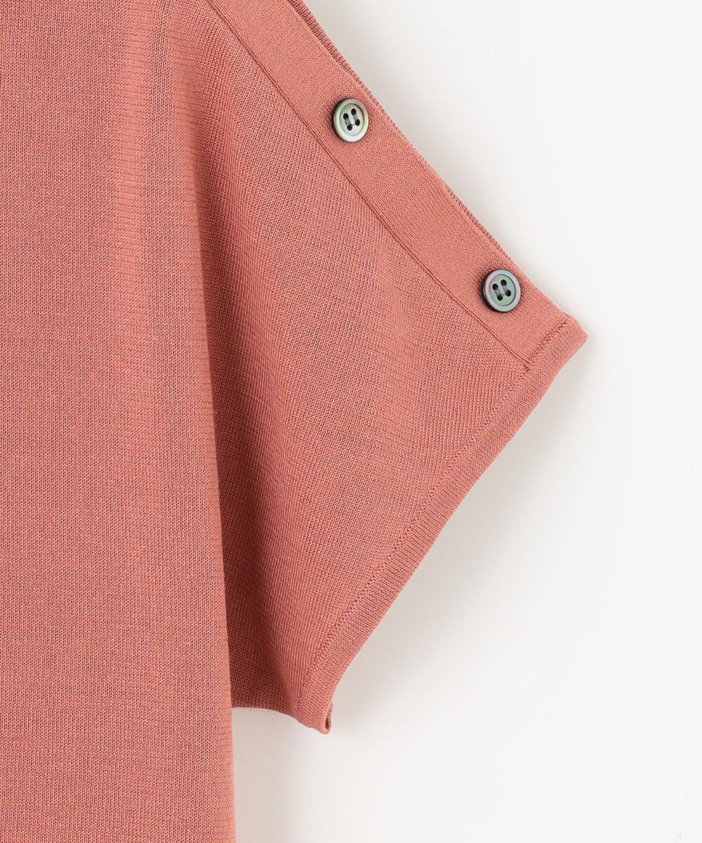 J.PRESS LADIES 【洗える・抗菌防臭】COTTON POLYESTER 襟付き ニット 