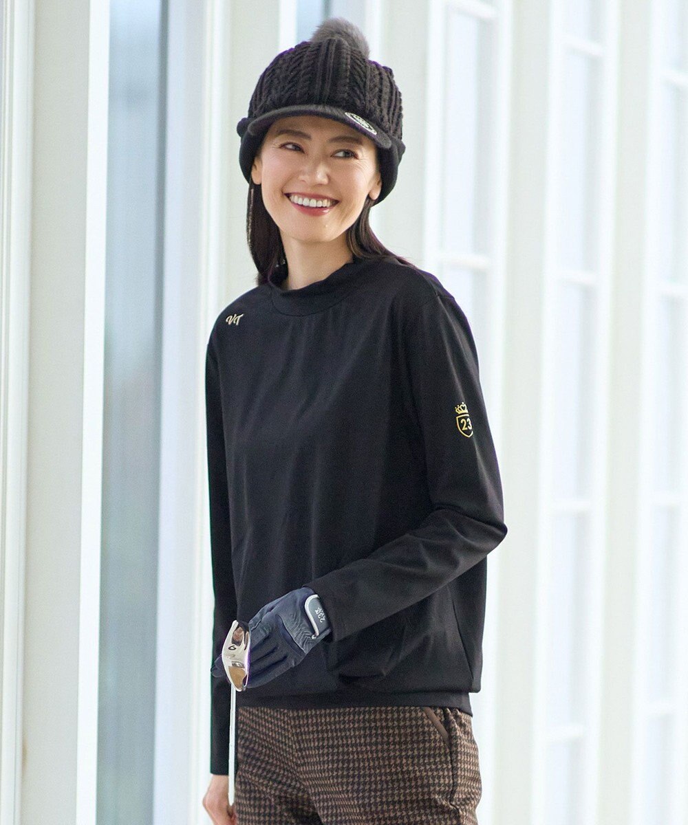 23区GOLF 【WOMEN/EC限定】【吸水速乾/UVケア】シンプル モックネック 