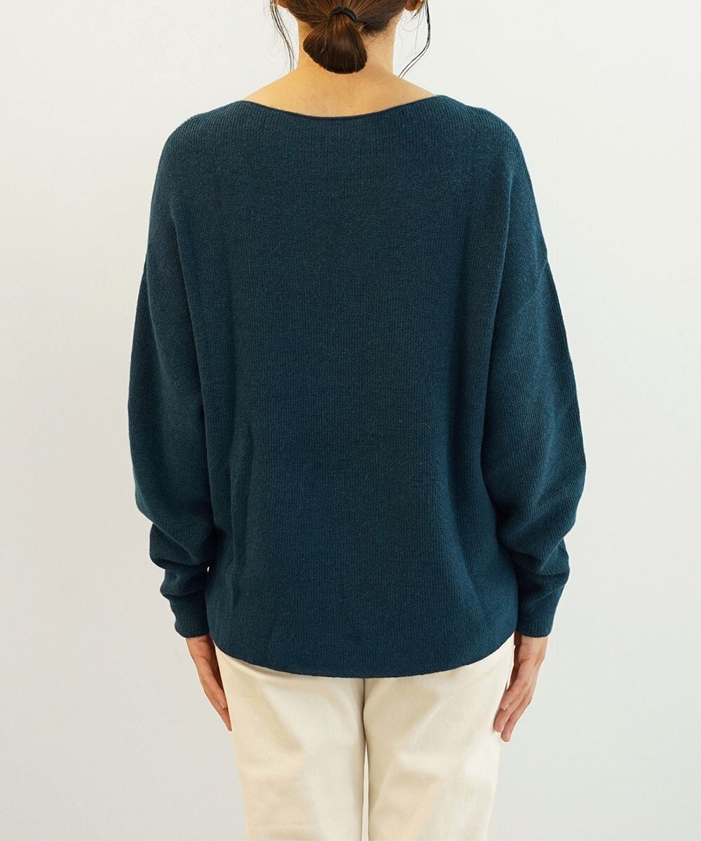 TOQUE 〈大草直子さんアドバイザー〉ベビーアルパカ ミドルゲージ モックネックニット 