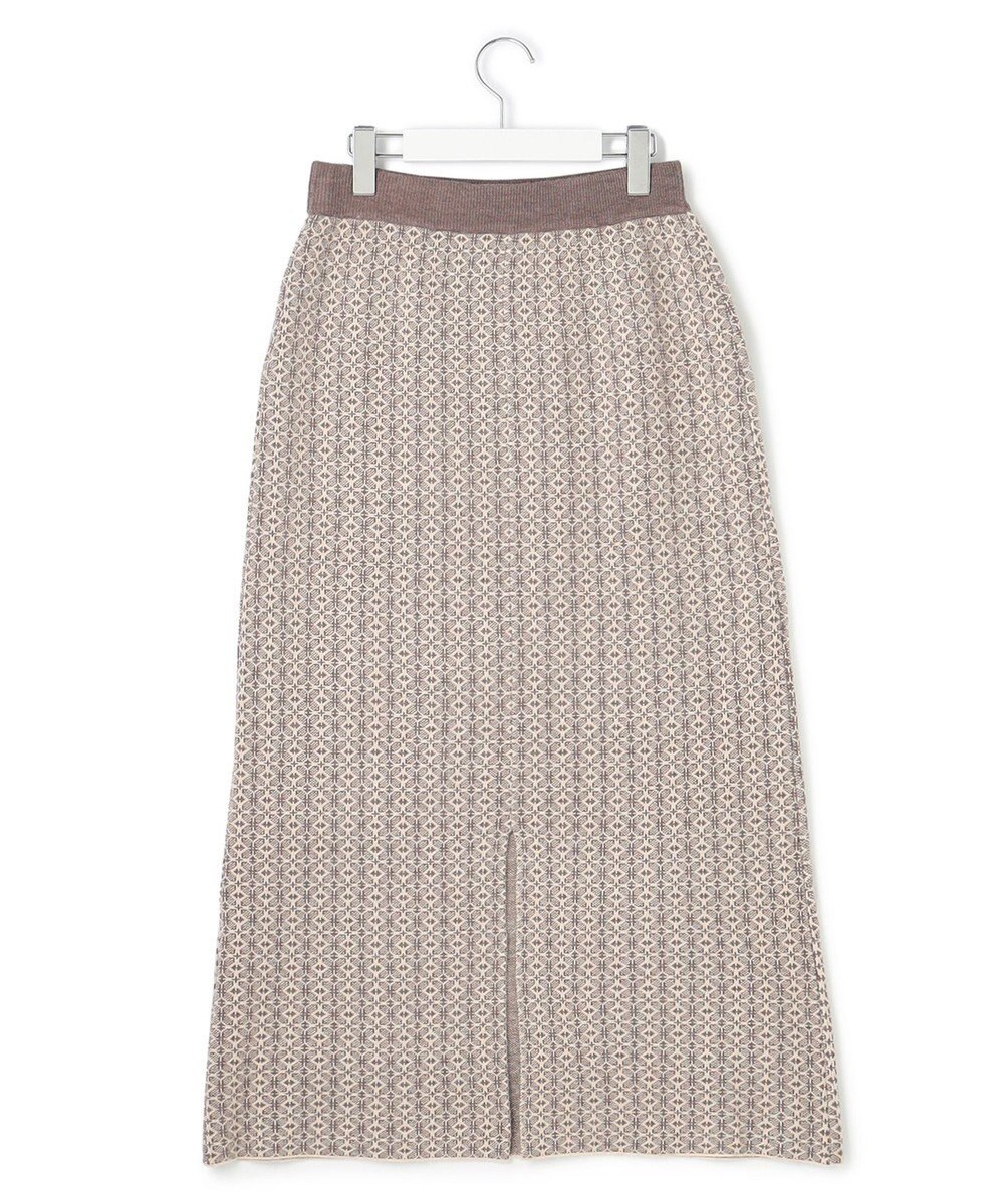 J.PRESS YORK STREET 【WOMEN】ANTI PILLING  JACQUARD スカート 