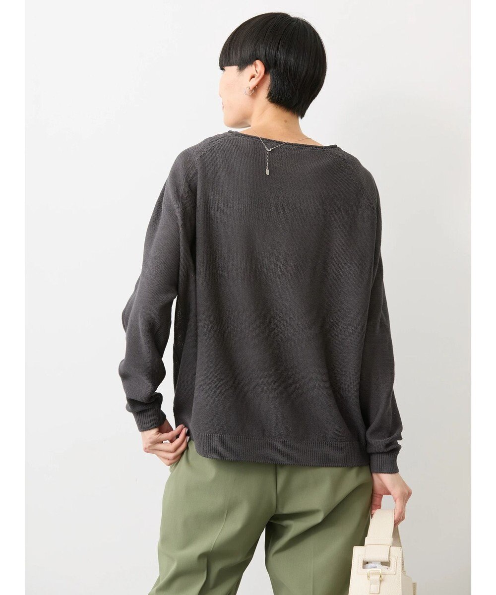 AMERICAN HOLIC ボートネックニットプルオーバー 