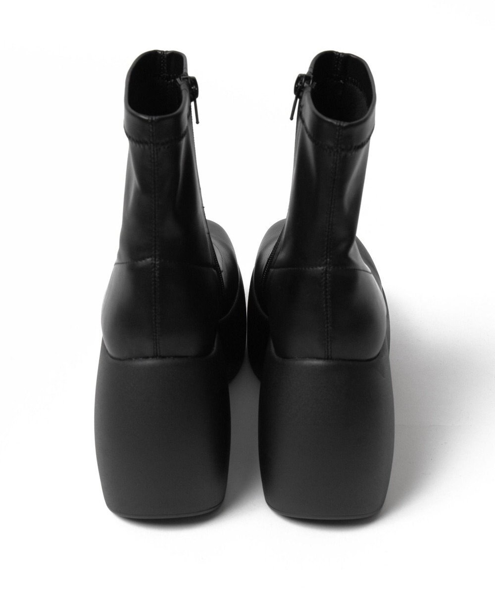 WEGO 厚底ウェッジソールショートブーツ 