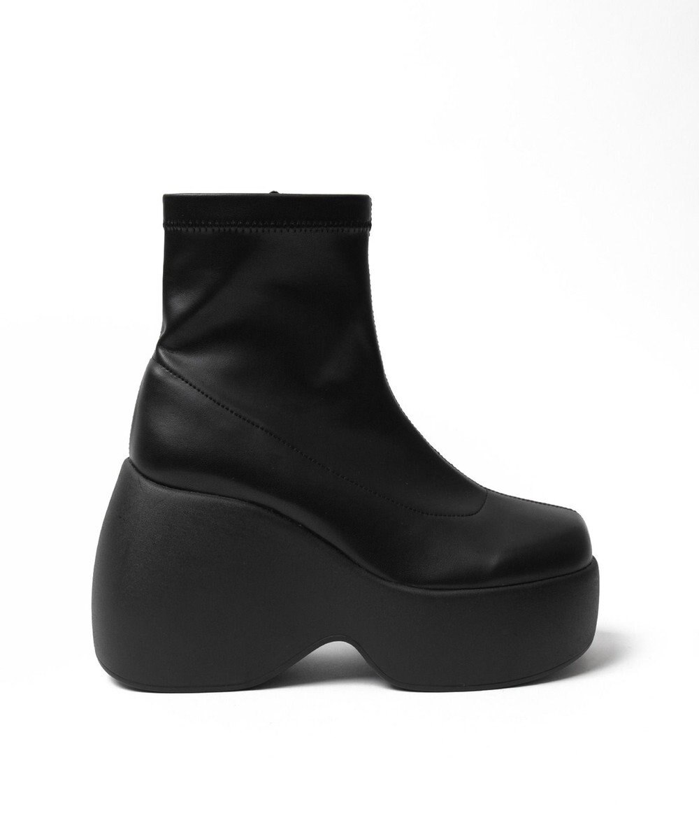 WEGO 厚底ウェッジソールショートブーツ 