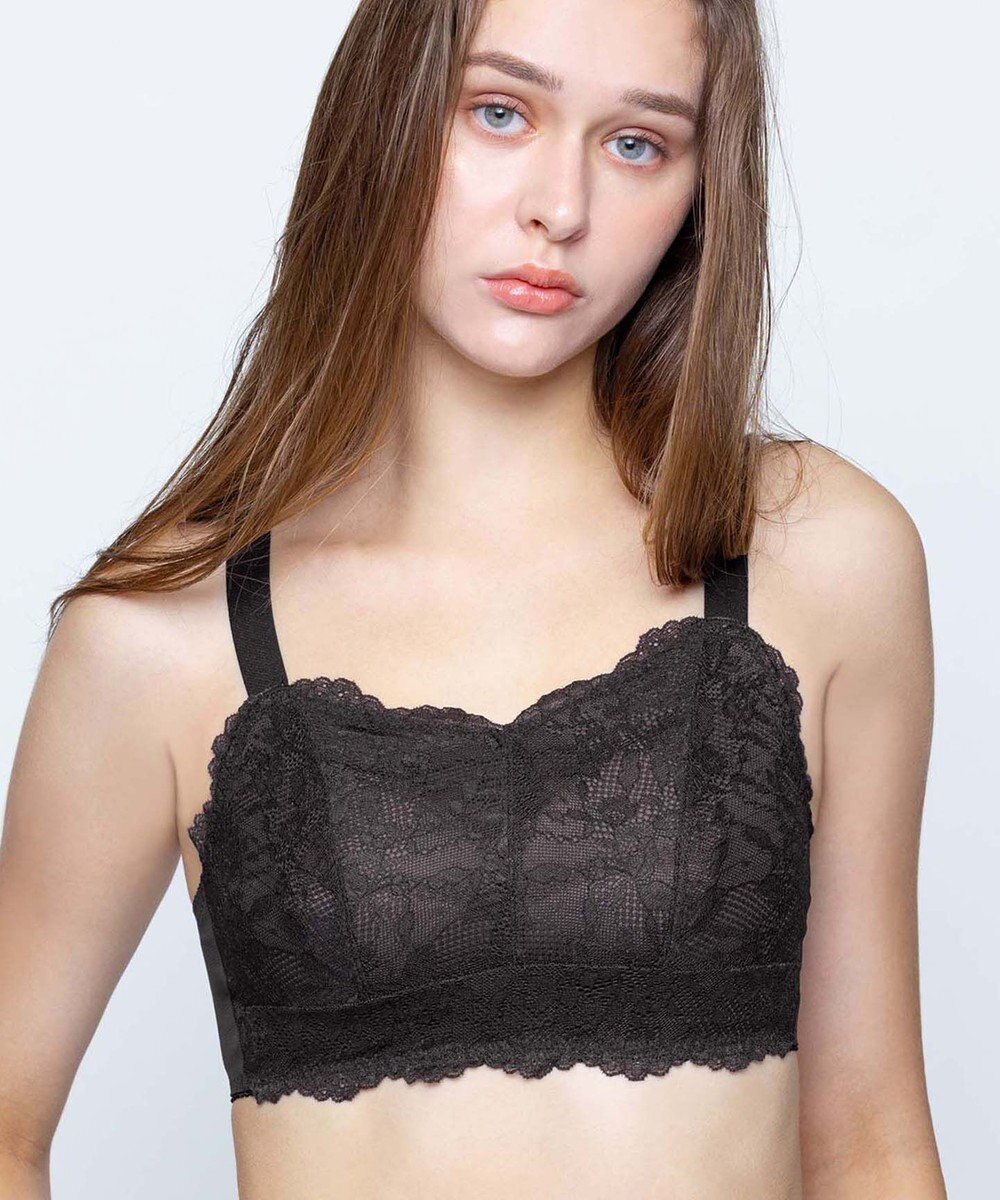 AMPHI ナイトブラ 眠っている間もバストをサポート 夜用ブラ 昼夜問わず使用可能 【ナイトアップブラ レーシィ】 ノンワイヤー ブラ ブラジャー LWF164 アンフィ／ワコール 