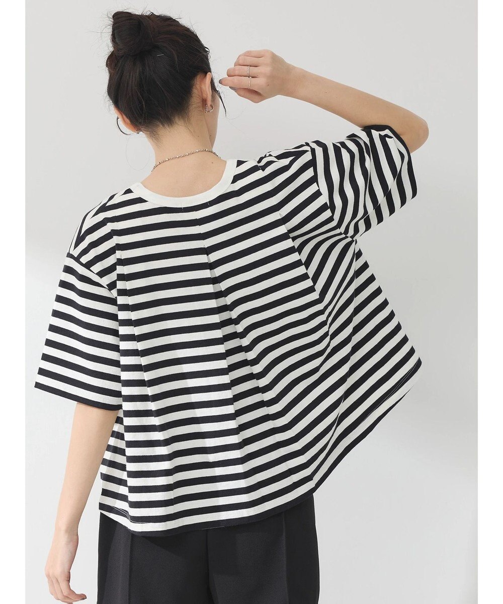 earth music&ecology バックタッククロップドＴ 