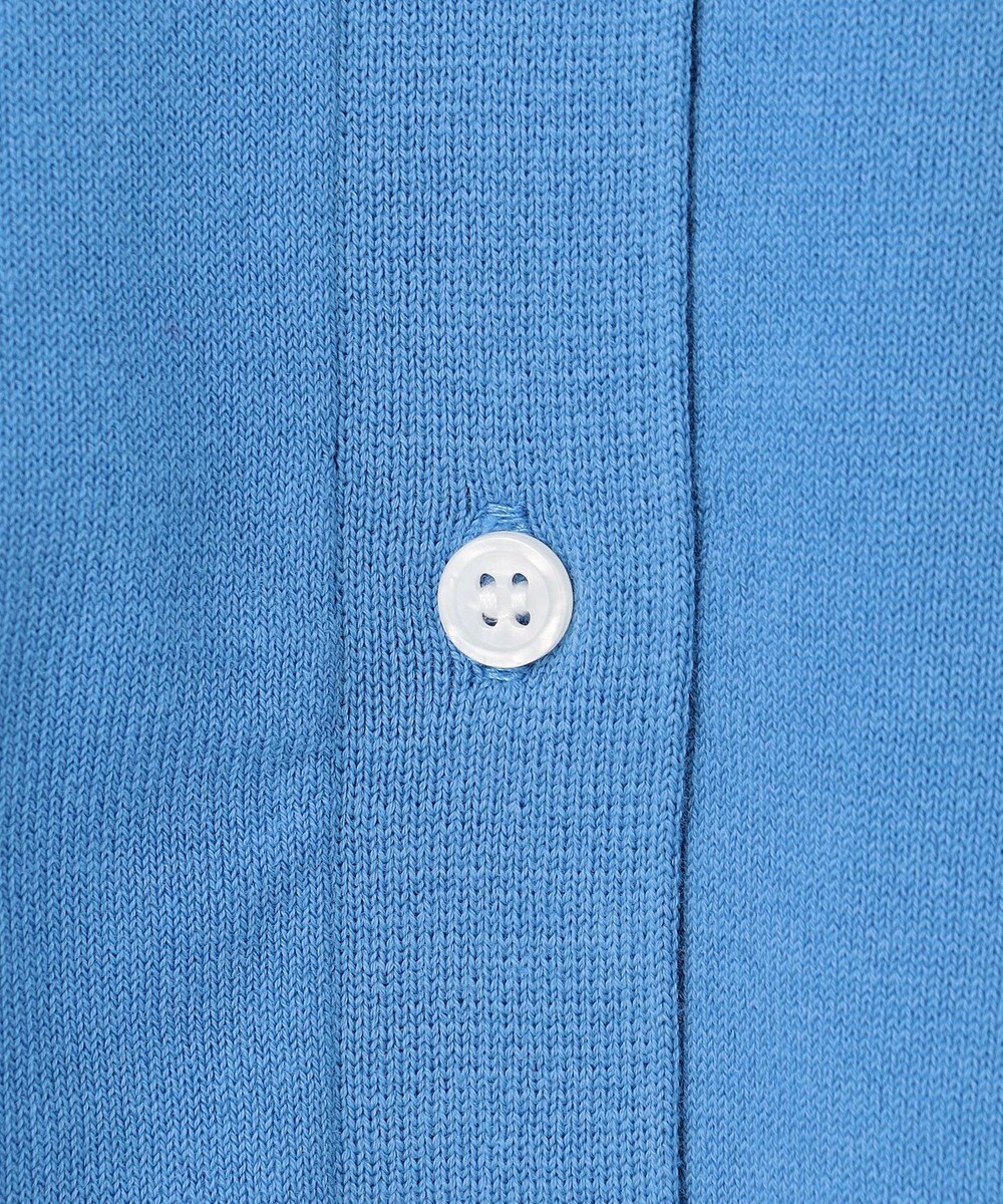 ANY L コットンブレンドポロカーデ 