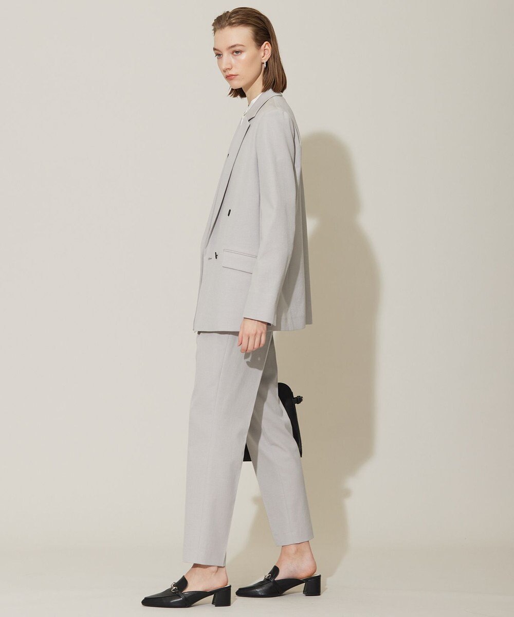 ICB 【接触冷感・UVケア・撥水・洗える】 LooseWeave ダブルブレストジャケット 