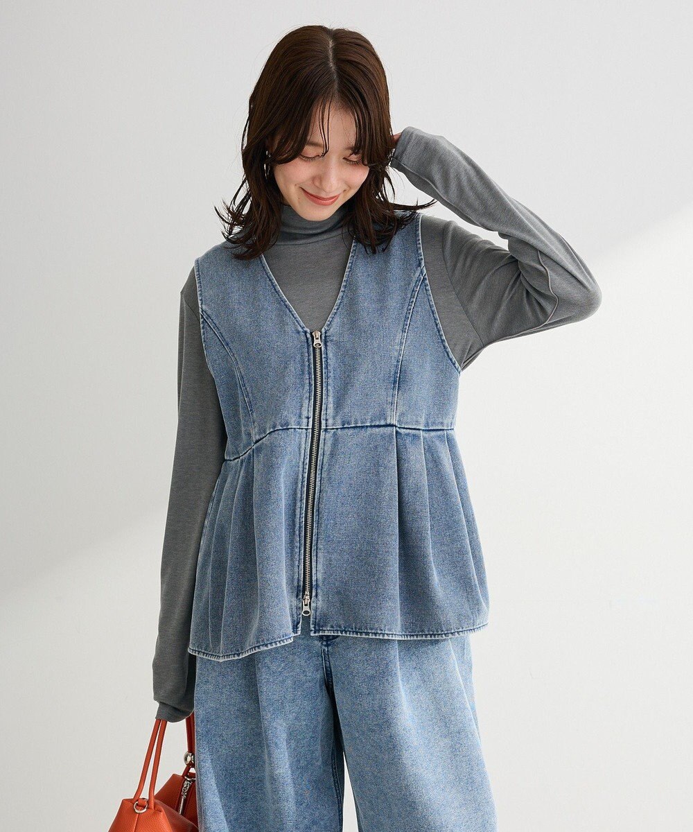 Green Parks シアーリブタートルプルオーバー 