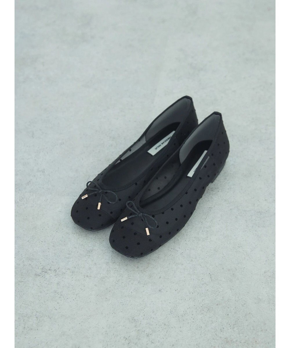 AMERICAN HOLIC チュールドットフラットシューズ 
