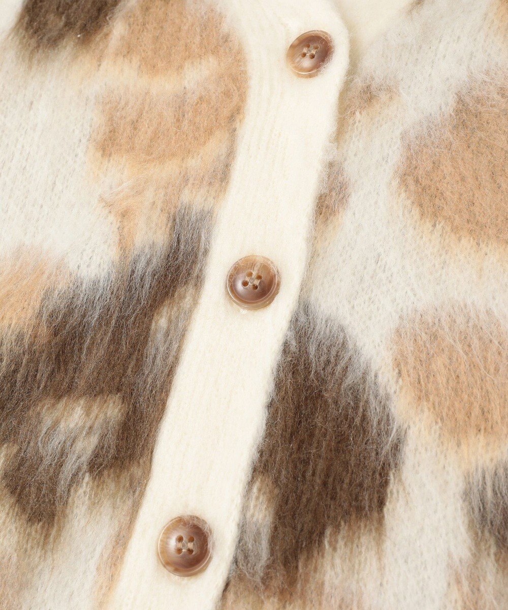 AMERICAN HOLIC ニュアンス柄ニットカーディガン 