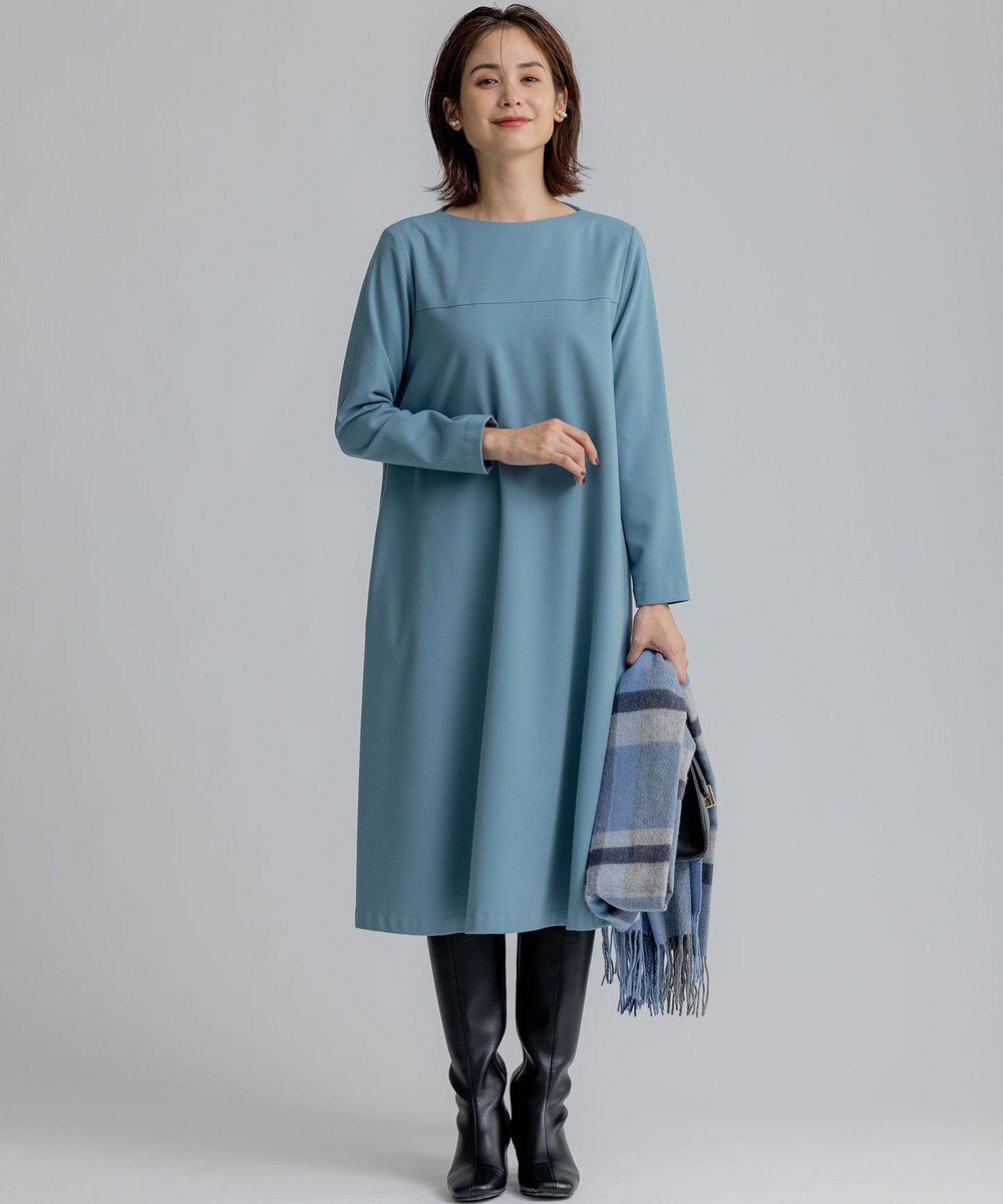 組曲 バックプリーツ ワンピース 