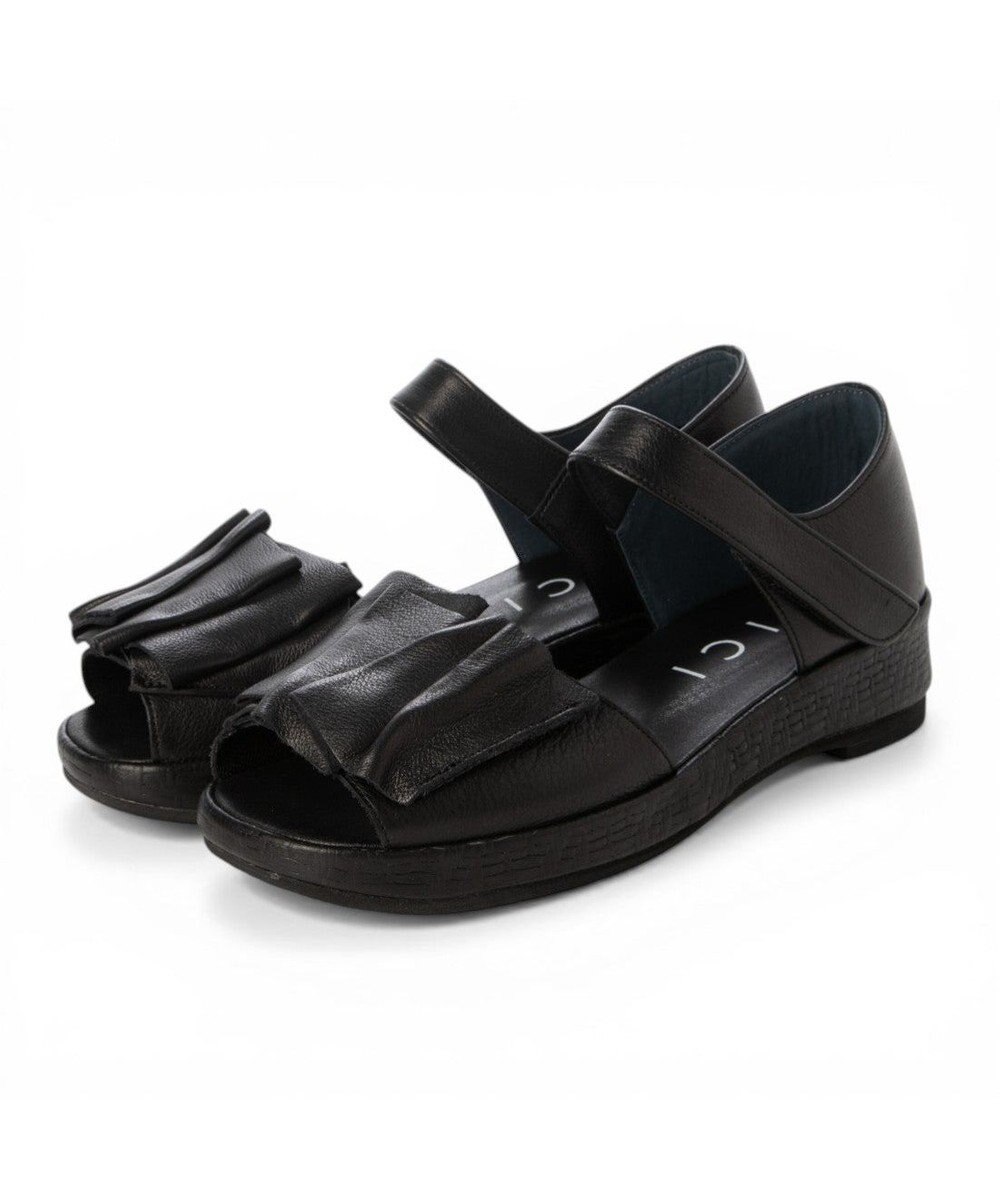 MODE ET JACOMO <D'ICI>フリルモチーフサンダル 