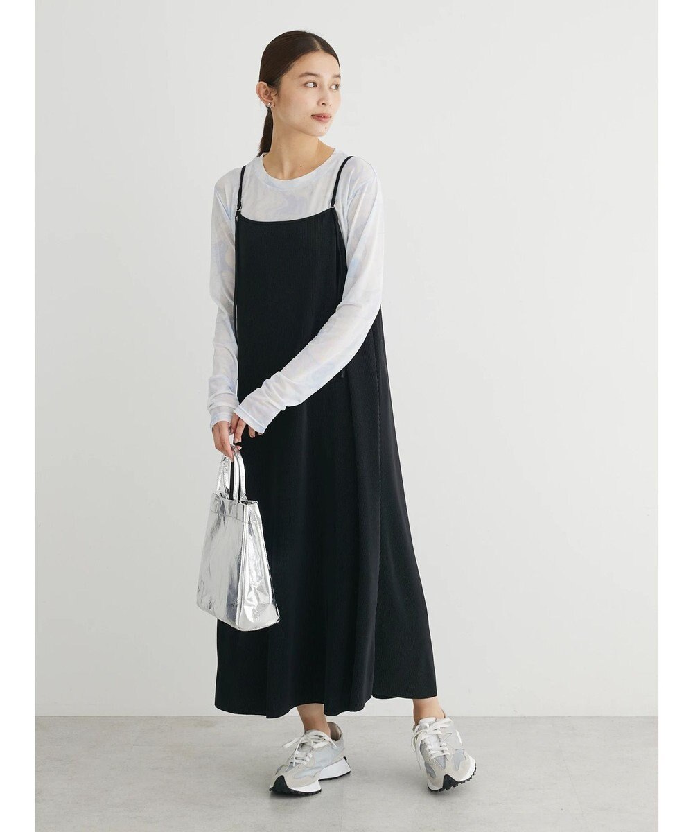 Green Parks 前後２ｗａｙ　プリーツキャミワンピース 