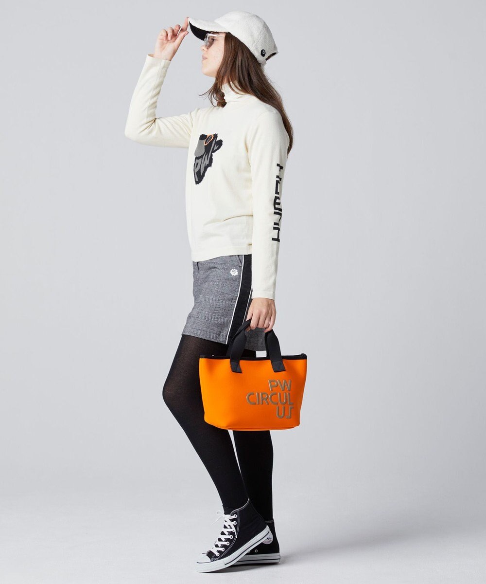 PW CIRCULUS 【WOMEN】【洗える】ベアフェイスモチーフ クルーネック ニット 