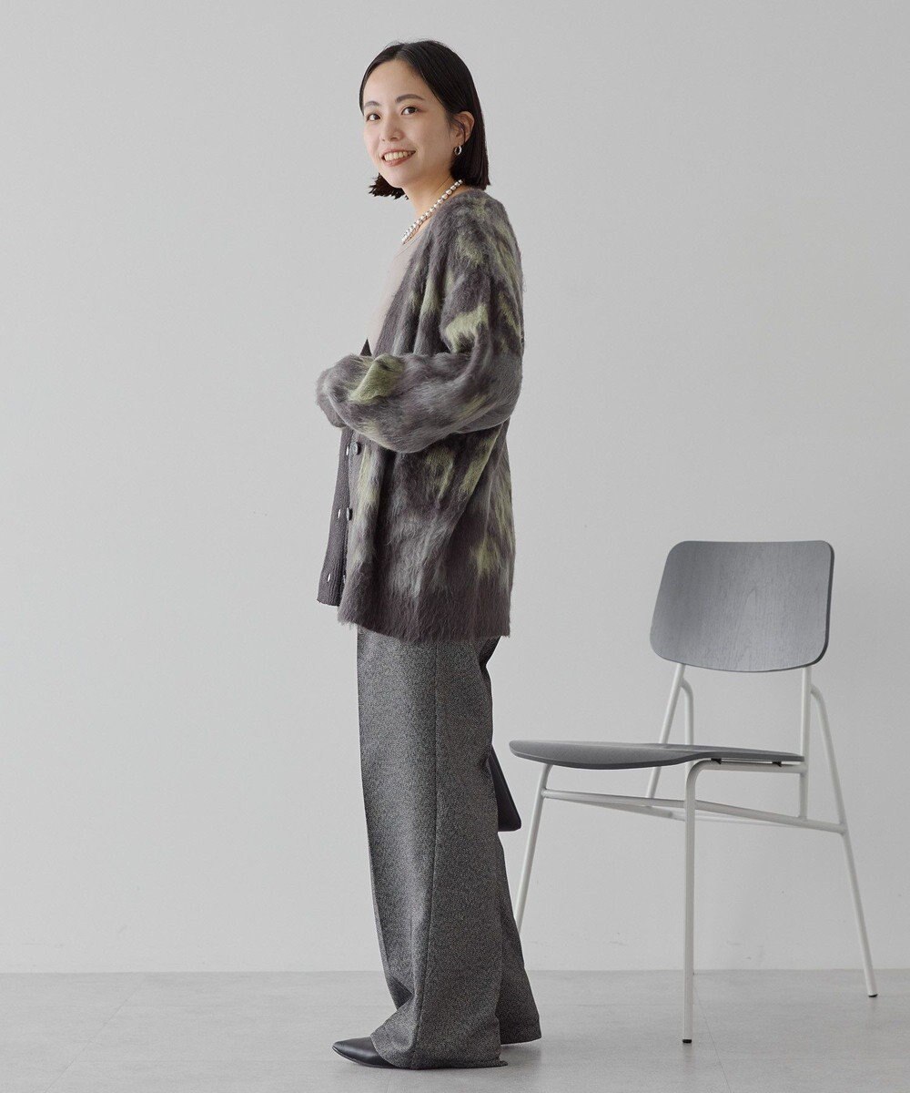 AMERICAN HOLIC ニュアンス柄ニットカーディガン 