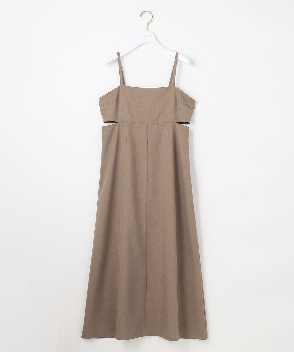 ANY SIS L 【洗える・2SET】カットデザインスタイルアップ ワンピース×ニット 