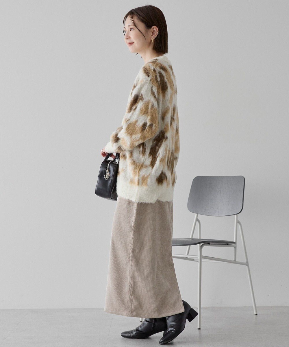 AMERICAN HOLIC ニュアンス柄ニットカーディガン 