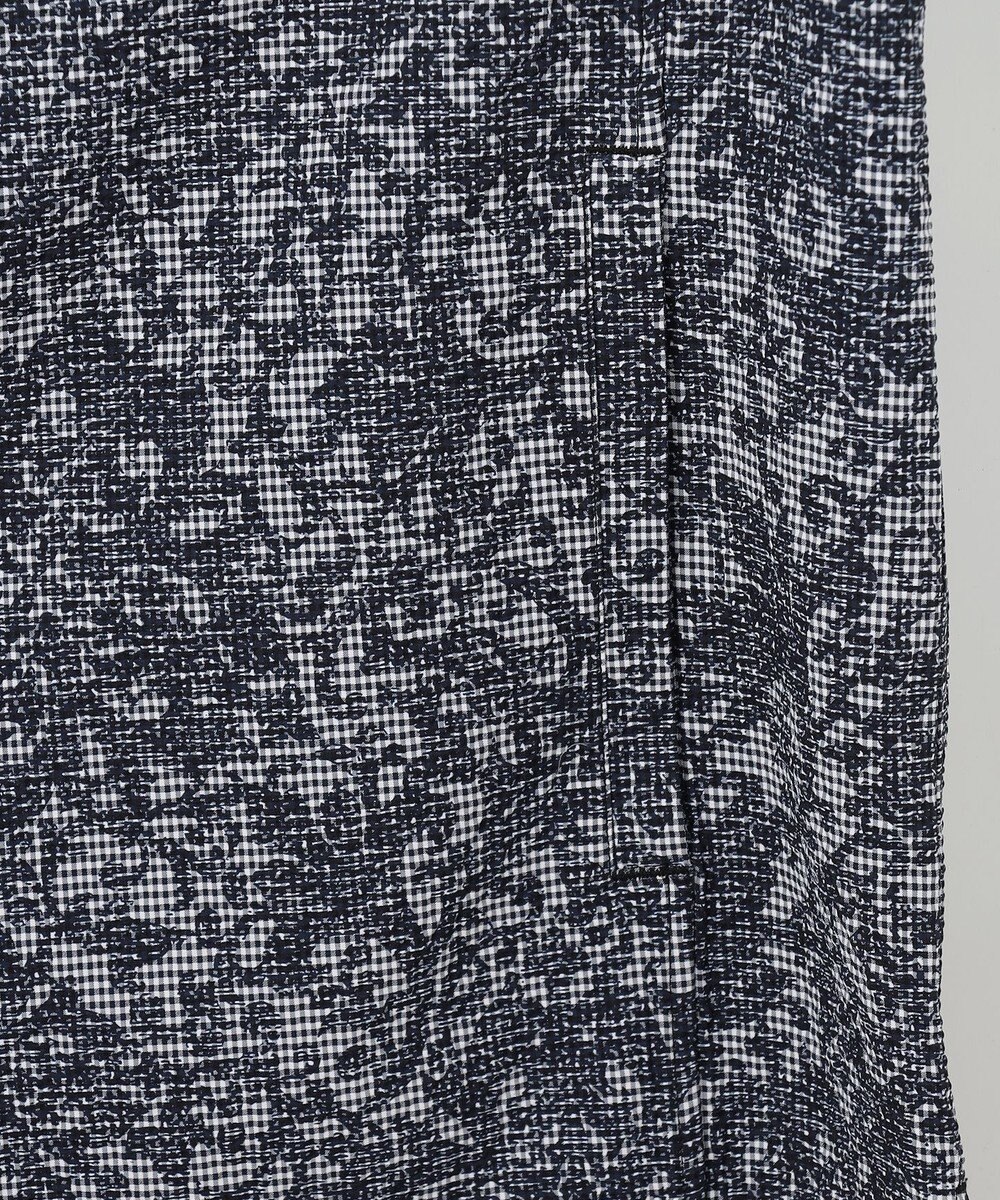 JOSEPH ABBOUD 【UV加工/エコ撥水/軽量】ライトウェーブライトボタニカルプリントシャツ 