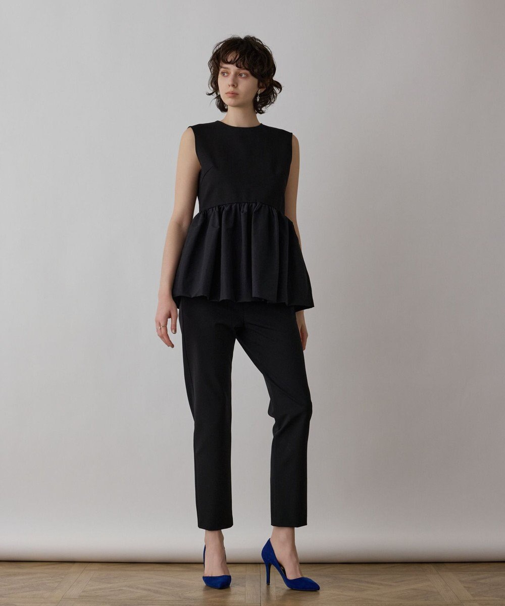 GRACE CONTINENTAL タフタペプラムトップ 