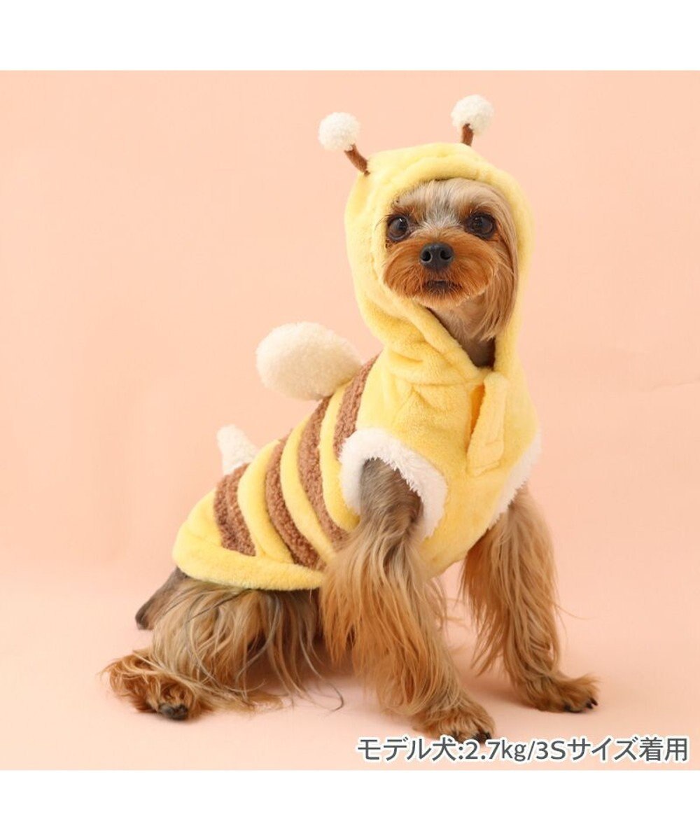 PET PARADISE ペットパラダイス もこもこ なりきり パーカー 《蜂》 小型犬 超小型犬 
