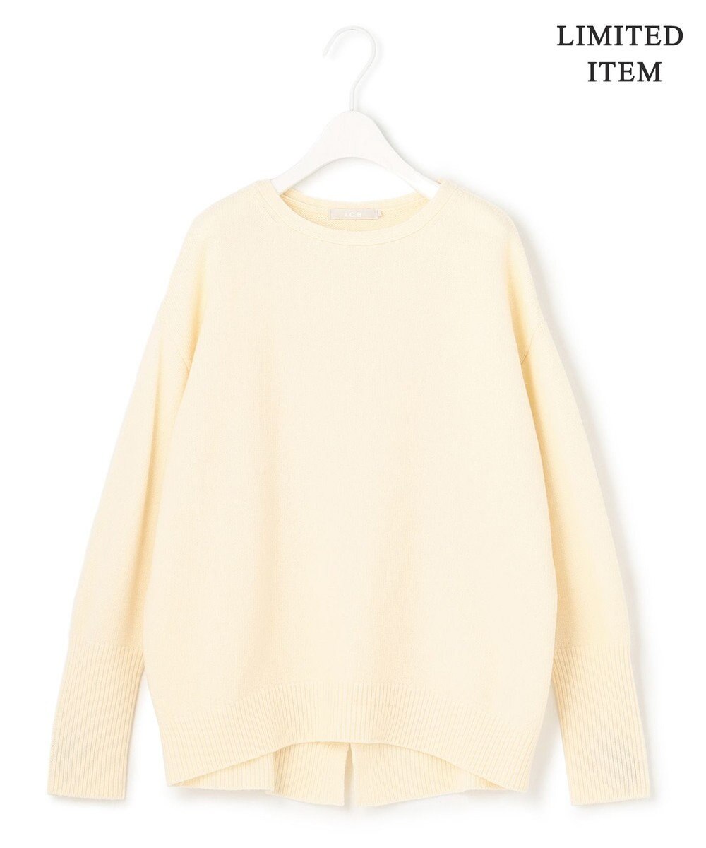 ICB L 【WEB限定】ファインメリノバルキー プルオーバー 