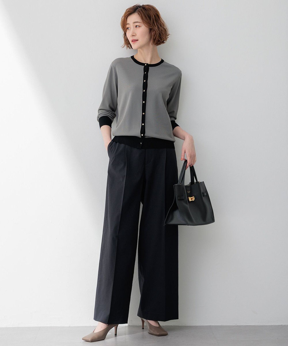 23区 【VERY5月号掲載/洗える】レーヨンポリエステルストレッチ カーディガン 