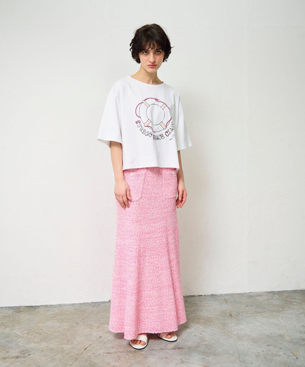 GRACE CONTINENTAL プリントトップ 