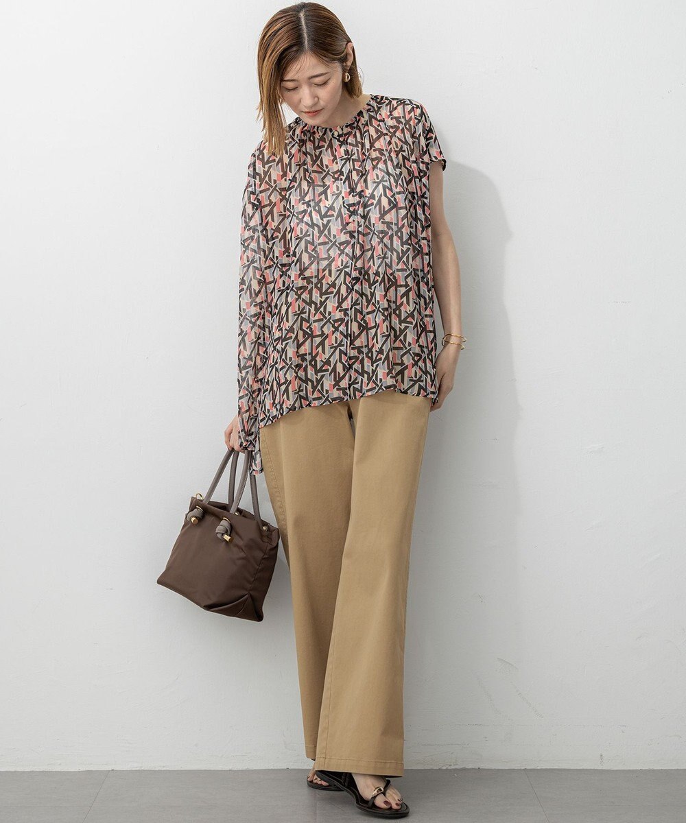 23区 L 【Oggi9月号掲載/洗える】ストレッチギャバ チノ パンツ 