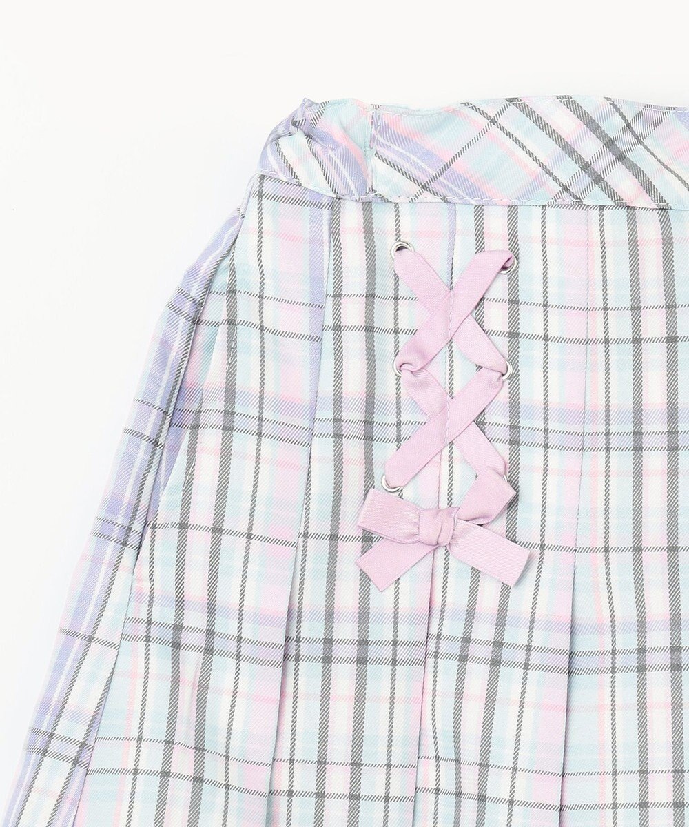 ANY KIDS チェック柄 ガーリー スカパン 