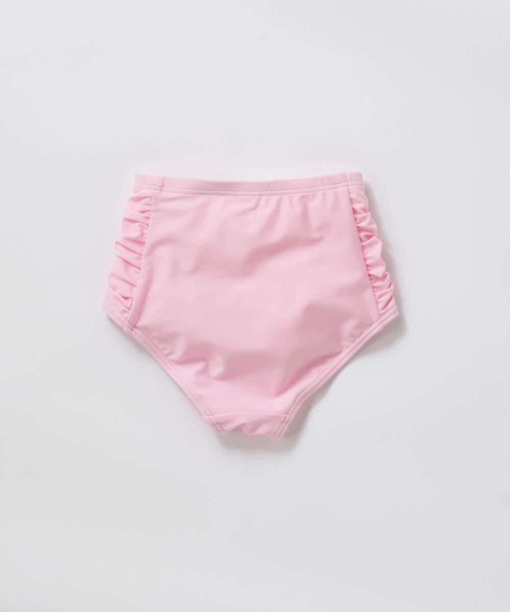 OP／FILA 【marie claire ENFANTS】フリル襟付き長袖ラッシュガード型水着 