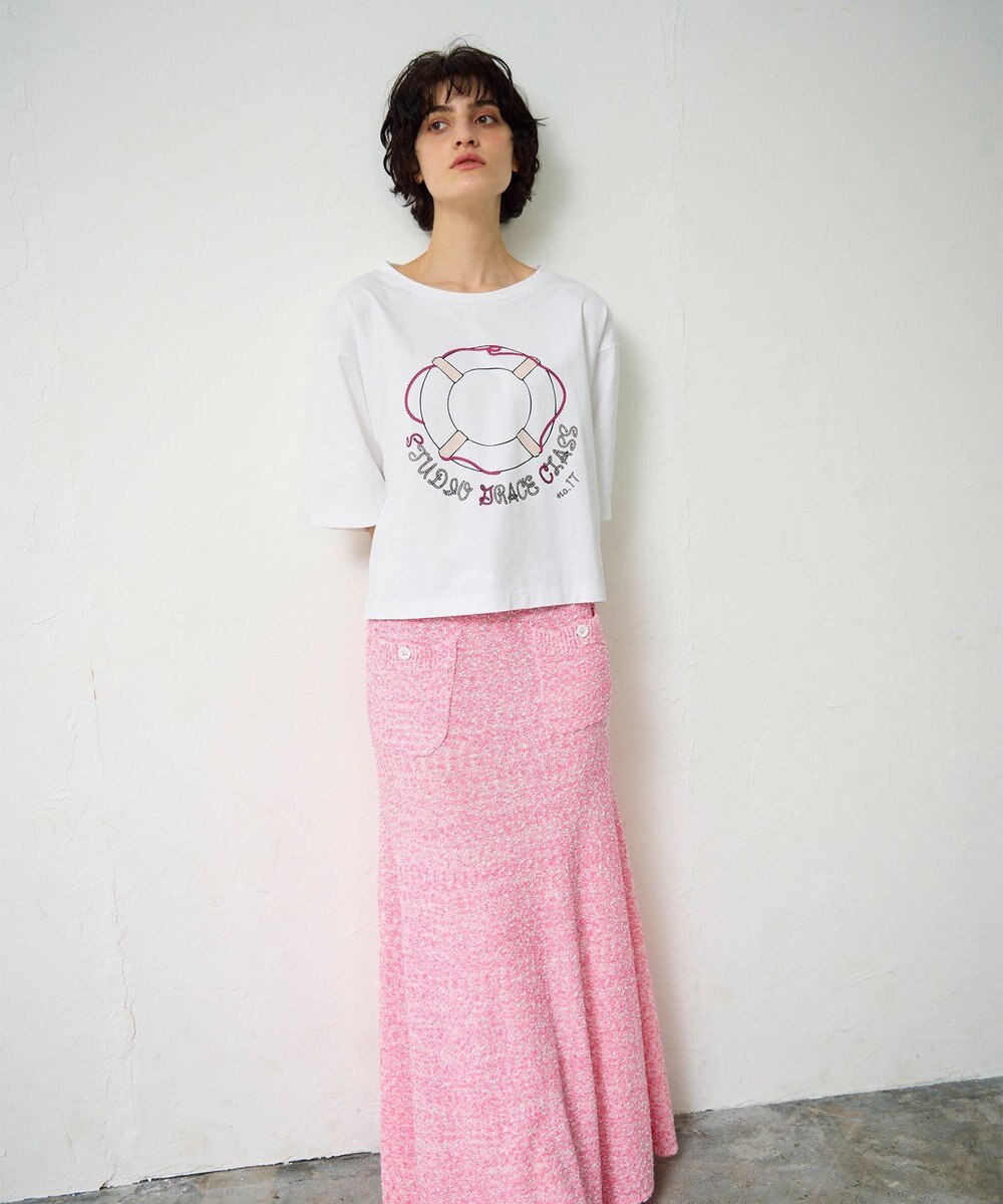 GRACE CONTINENTAL プリントトップ 