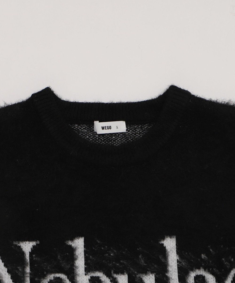 WEGO 【ユニセックス着用ITEM/MLサイズ展開】ファジーグラデーションプルオーバー 